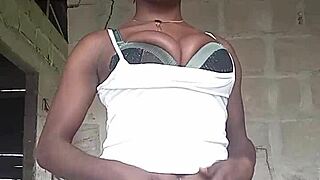 Ebony Slut Teases Messy Uncensored Action