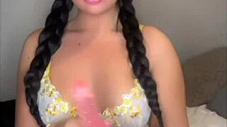 Horny British Slut Gives Girlfriend Experience With Squirting Orgasm In Pov