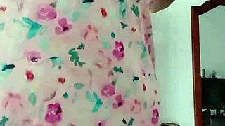 Latina model strips innocently