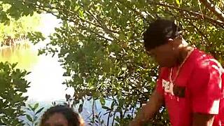 Milf's Passionate Deepthroat Quickie On The Beach