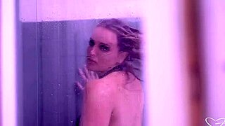 solo charlie forde masturbates her clit with toys