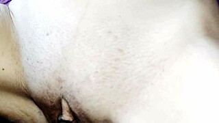 My wife enjoys stretching exercises with a big tool