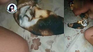 Fucking The Naughty Married Wife From Behind On The Bed Edge!