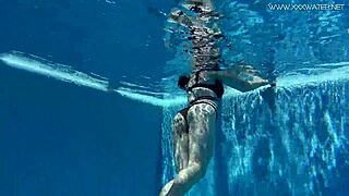 Sheril blossom enjoys hot russian underwater adventure