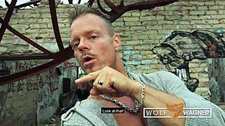 Harleenvan Rides Big Cock On Grass Intensely