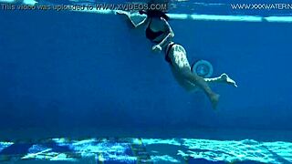 Sheril blossom enjoys hot russian underwater adventure