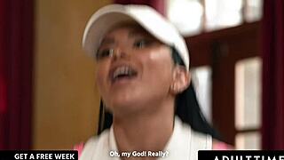 Adult Time - Bratty Stepbae Kimmy Kimm Seduces Milf Romi Rain To Stay Home And Play With Her Pussy