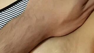 intriguing deep navel exploration on beautiful body