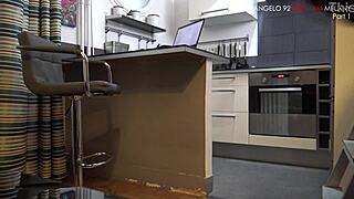 Intense fucking with Melany French in hidden camera telework in Paris.