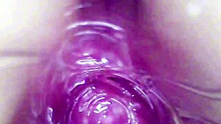 Camera captures my juicy pussy with dildo until i cum.