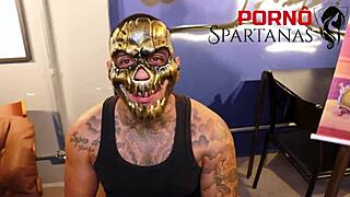 Gabily enjoys Spartano's intense black cock, cuckold enraged