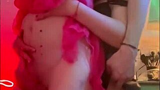 trans girlfriend enticingly fucks sexy neighbor's mouth while masturbating anally in doggystyle.