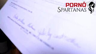 Gabily enjoys Spartano's intense black cock, cuckold enraged