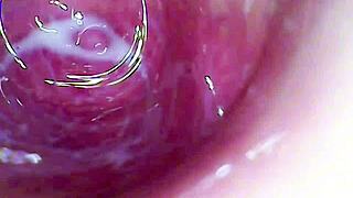 Camera captures my juicy pussy with dildo until i cum.