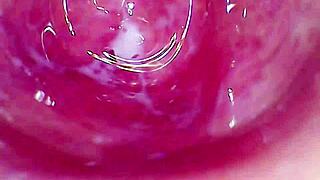 Camera captures my juicy pussy with dildo until i cum.