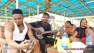 we had beach fun then hit sexy ass at crib