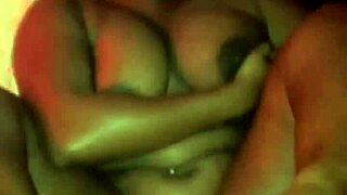 Thick Ebony Spreads Big Natural Tits And Pretty Toes For Bbc Fucking