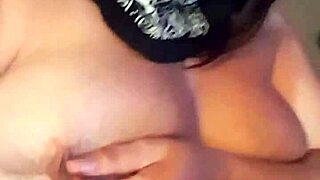 Latina with Big Nipples and Milky Tits