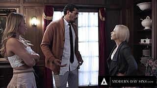 Lying husband caught cheating with anal mistress