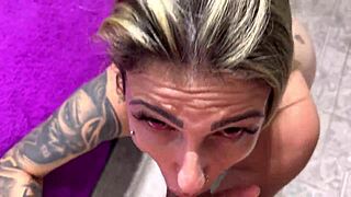 He slammed into my ass so hard, pressing his foot on my head until my eyes turned red from pure lust, leaving my hole soaking wet in that raw bareback fuck