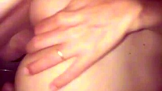 Big Ass Latina Gives Blowjob to Lover and Cums on Her Ass