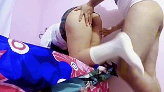 Wow, fucking this hot Mexican schoolgirl neighbor!