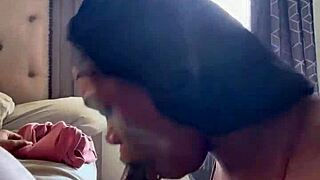 Black Men Love Bonnet Sloppy Toppy With Ball Licking And Spitting Cumshot Facial