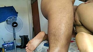 cheating wife sucks bbc bull's cock, gets creampied riding. he dominates her more.