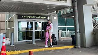 Happy Latina Enjoys Time with White Boyfriend