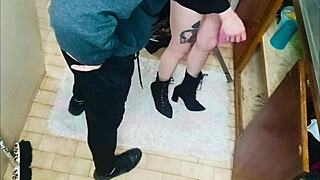 Plumber Fixes Sink Leading To Wet Doggystyle Fucking With Tight Pussy And Ripped Clothes