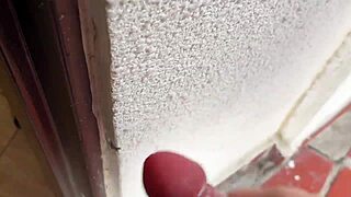 encounter perverted stepmom watching porn and fuck her hard until she swallows cum