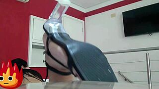 Married slut blows black cock in hotel wedding