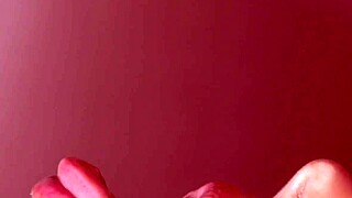 fucking my friend's japanese girlfriend, cum in mouth close up