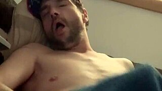 I'm stroking this big cock solo at home