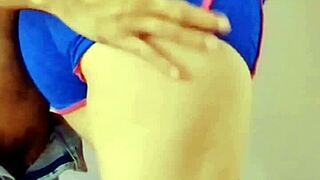 The pervert neighbor fucks the Mexican girl in her shorts and records it all.