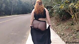 Priscila Shows Off In Transparent Outfit