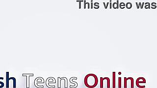 Hot British Alt College Student Plays with Her Pussy Until She Cums