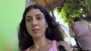 Teen does crazy cumwalk on crowded beach almost caught