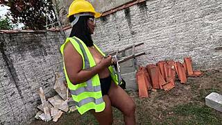 Latina Imagines Workers Fucking Her Huge Pussy During Inspection