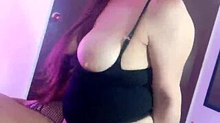 Latina milf Valery S�enz rides hard in cowgirl with tight pussy creampie