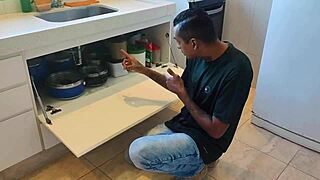 Pregnant wife cheats with plumber's cock?