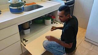 Pregnant wife cheats with plumber's cock?