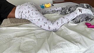 i was very bored at home masturbating with toys