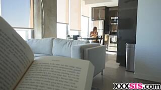 teaching petite stepsis demi lopez some basic skills at home