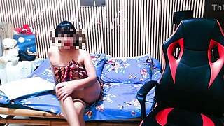 Private striptease with undressing and softcore fingering