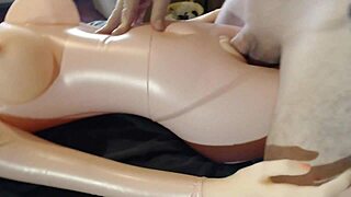 fucking my new sex doll marina, she's so tight 😏