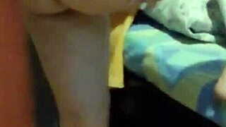 Spying on cute Colombian neighbor, she catches me and invites pussy fuck