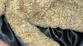 Slutty teen girl gets BBC penetrating her tight pussy for creampie while masturbating in LA