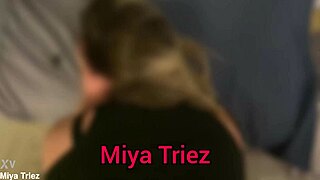 Miyatriez wife humiliates cuck with fucking 😈