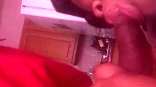 daddy dominates housewife with dirty talk, licking her hairy ass and tits close up